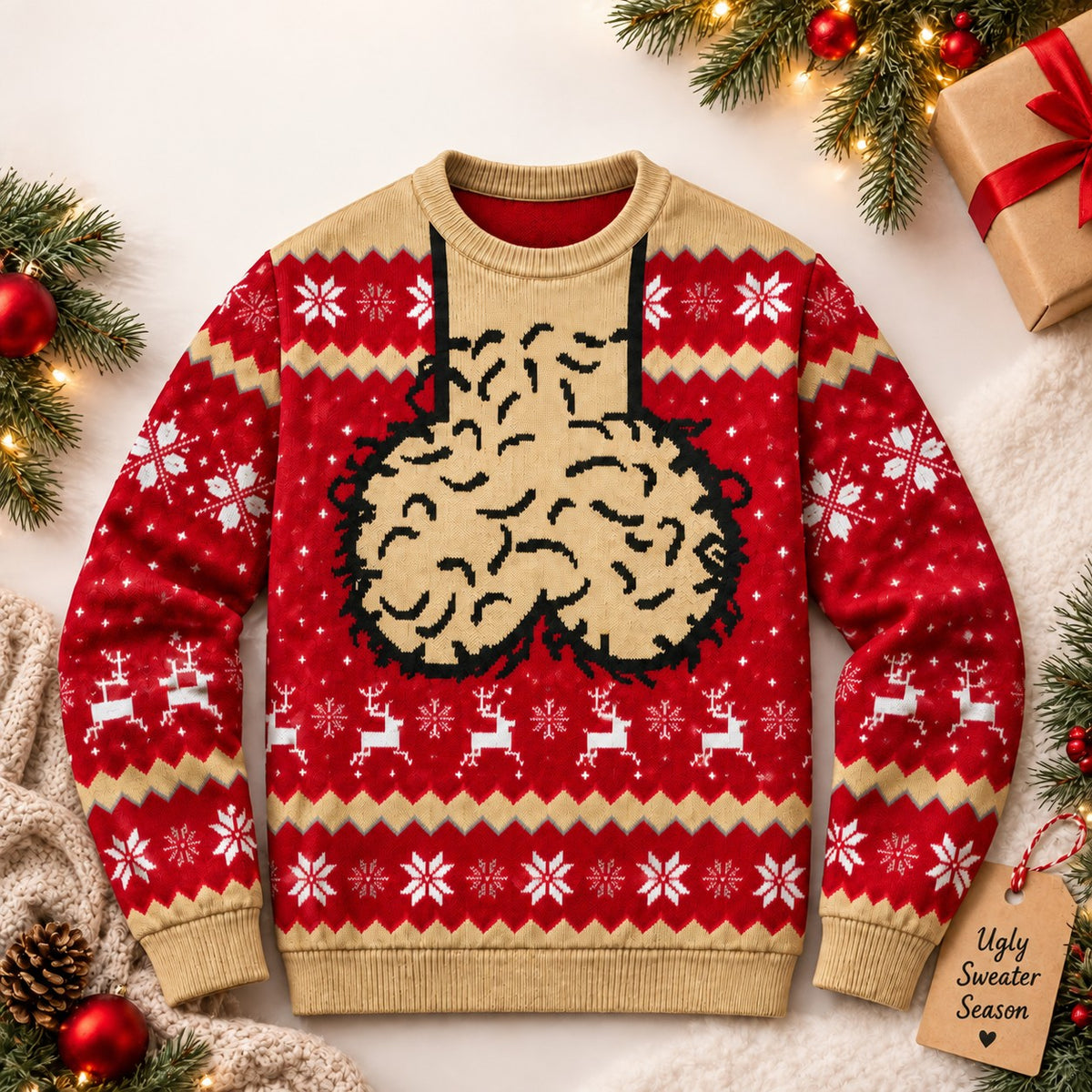 The Jingle Balls Ugly Christmas Sweater by BellyPack