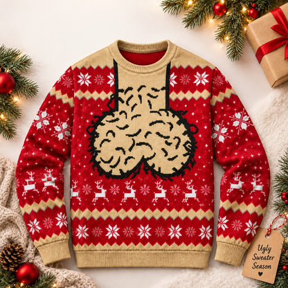 The Jingle Balls Ugly Christmas Sweater by BellyPack